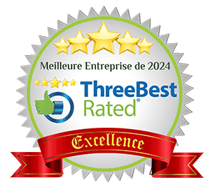 Badge 2024 - Three Best Rated - Meilleurs centres de loisirs à Sherbrooke