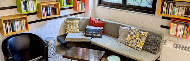 coin-detente Biblioth`èque libre-service - Centre Multi Loisirs Sherbrooke